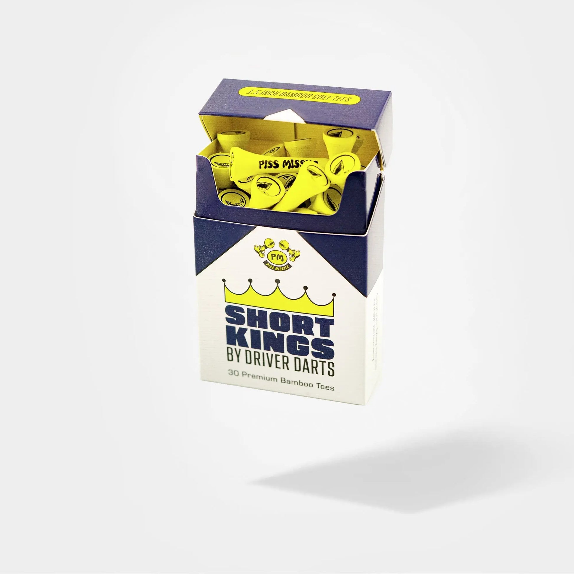 Short Kings Golf Tees - 30 Count Pack