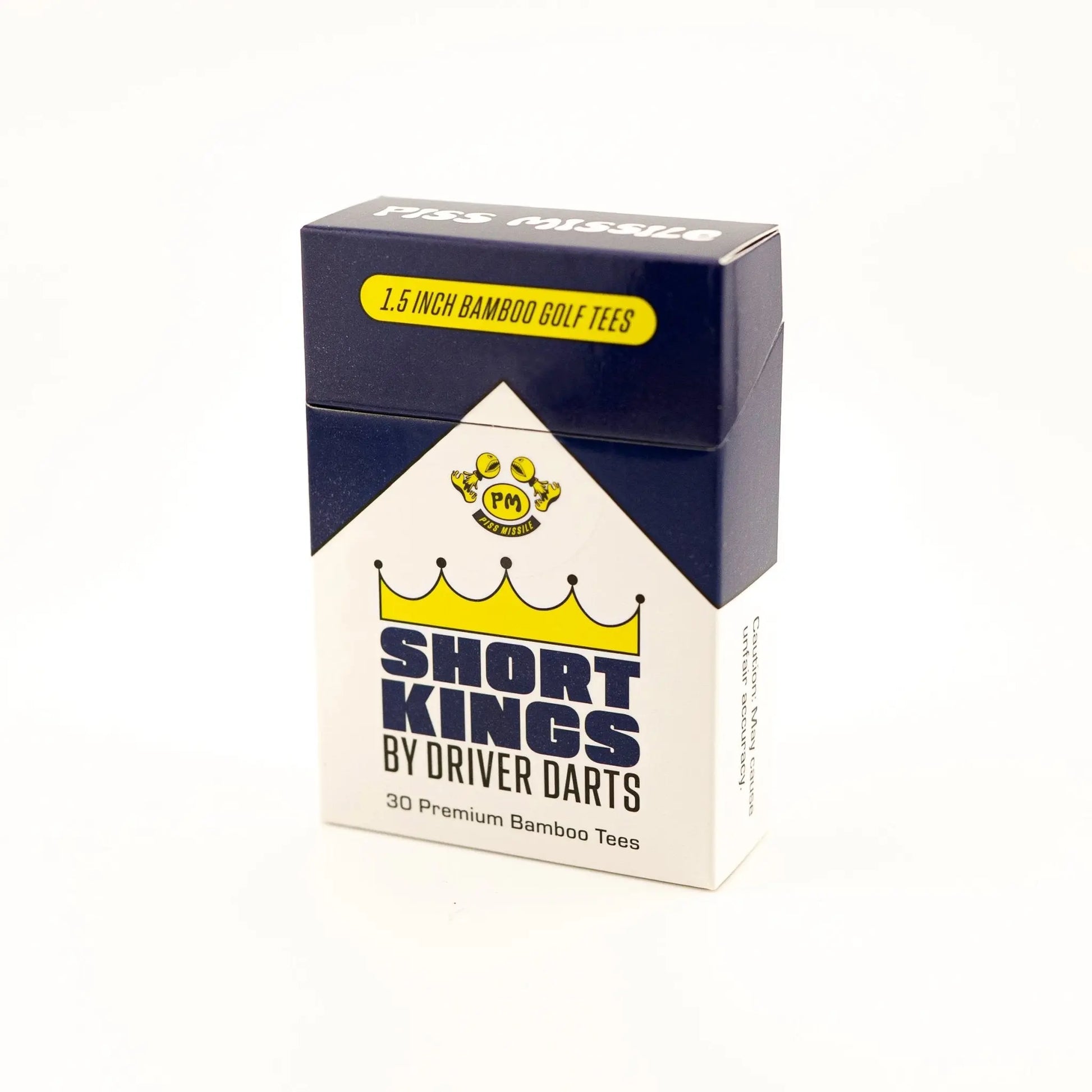 Short Kings Golf Tees - 30 Count Pack