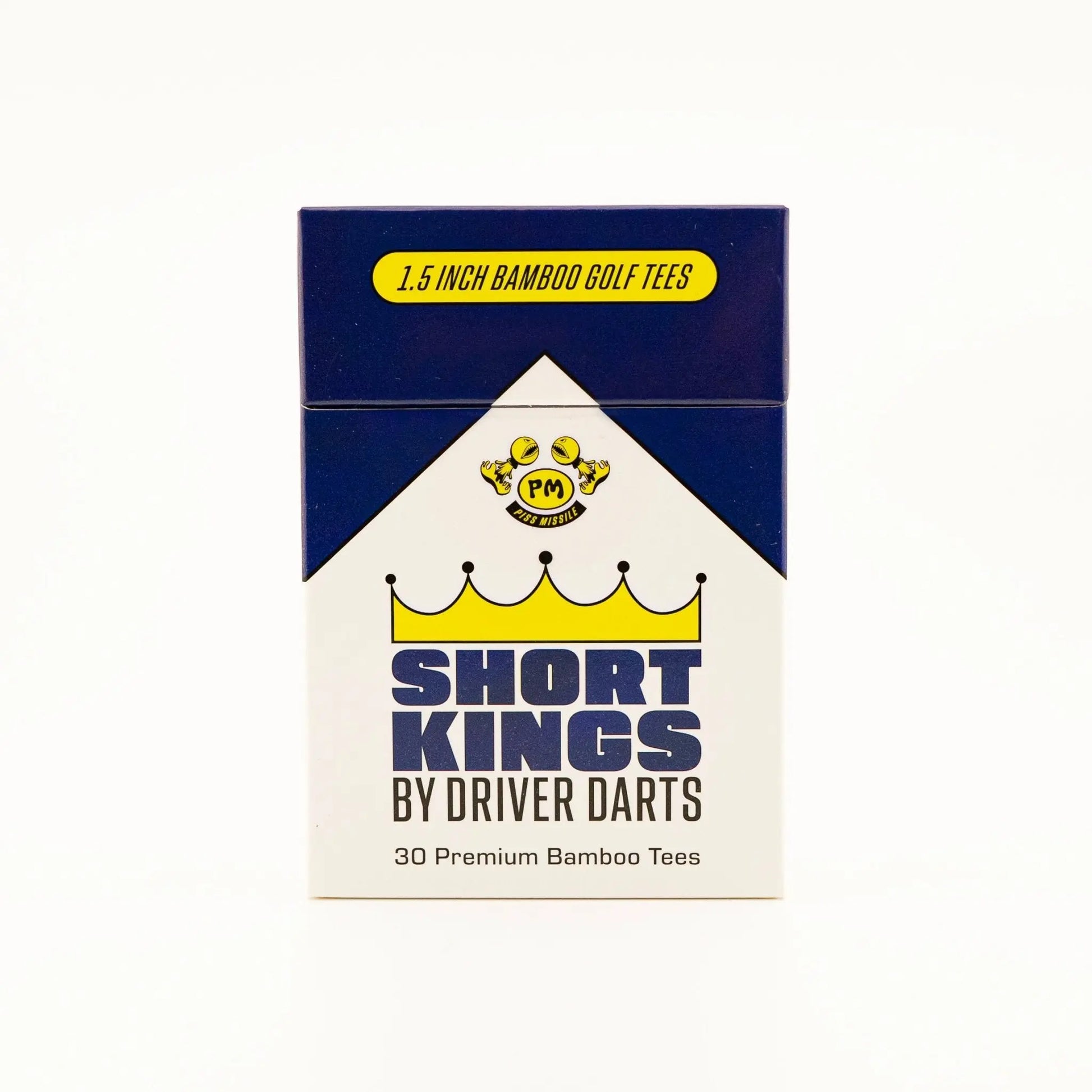 Short Kings Golf Tees - 30 Count Pack