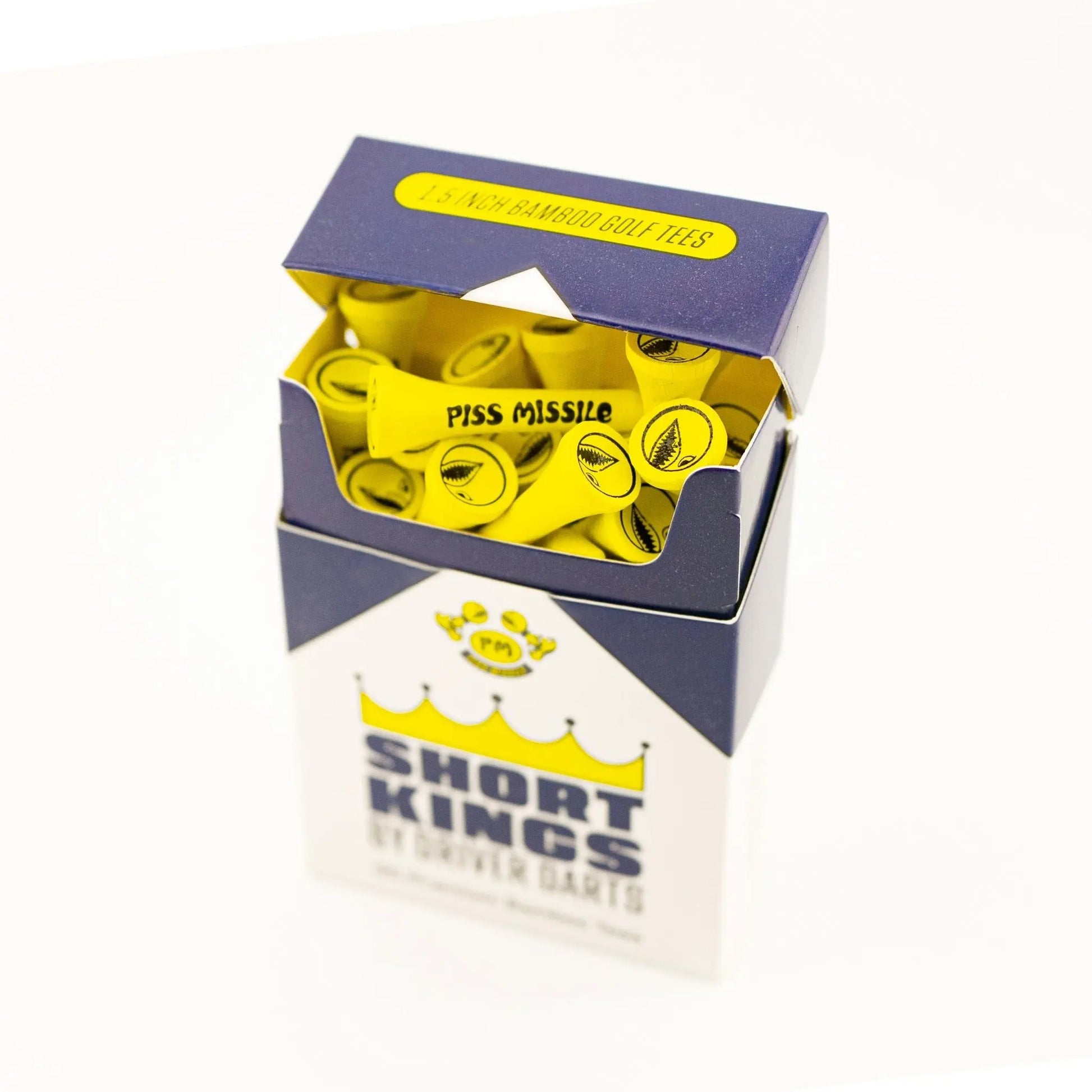 Short Kings Golf Tees - 30 Count Pack
